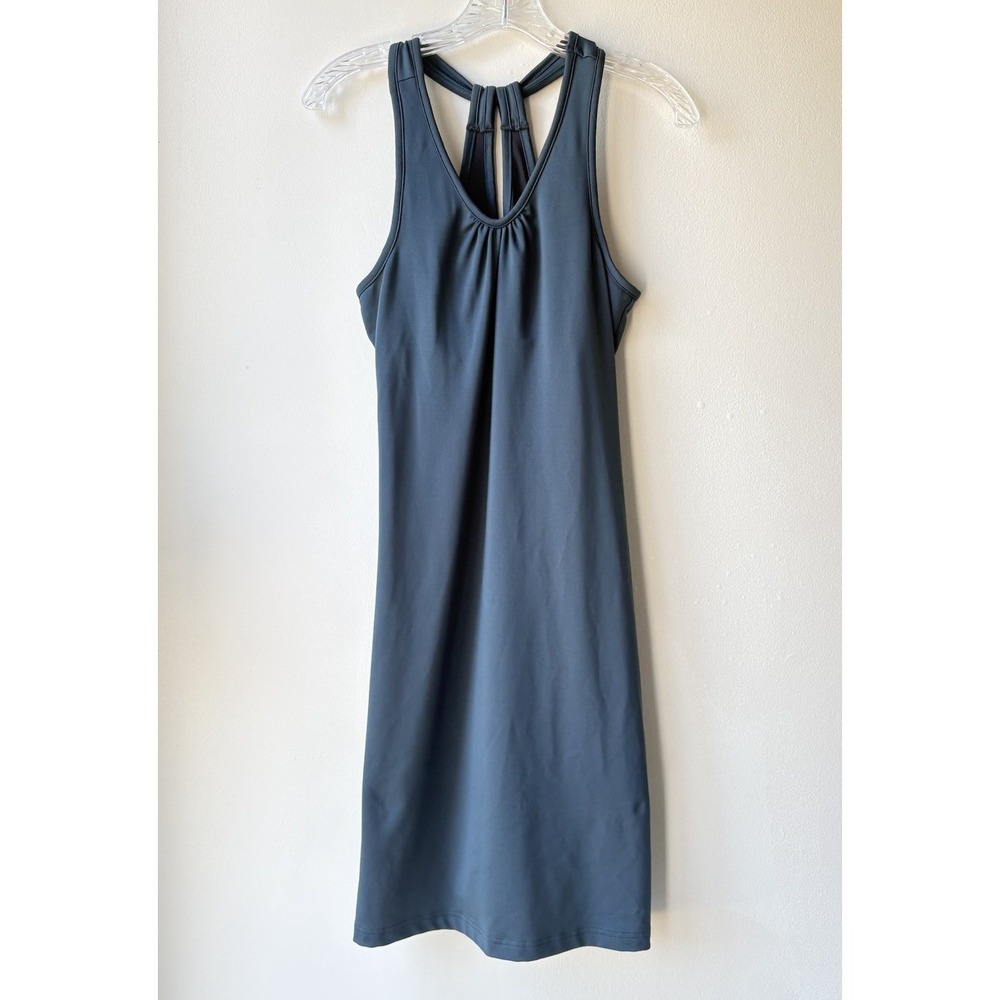 Title Nine Racerback Dress Small Blue Athleisure Beach Cover Up Casual